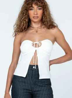 Princess Polly Shonda Top  White Cheap