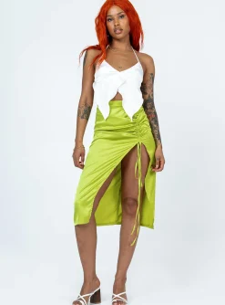 Princess Polly Siesta Midi Skirt  Green Shop