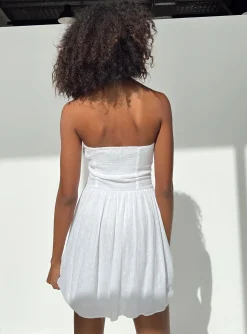 Princess Polly Silva Strapless Mini Dress  White Best
