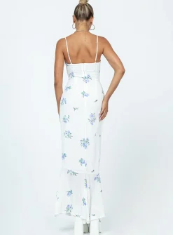 Princess Polly Sing Along Maxi Dress/ Blue   White Online