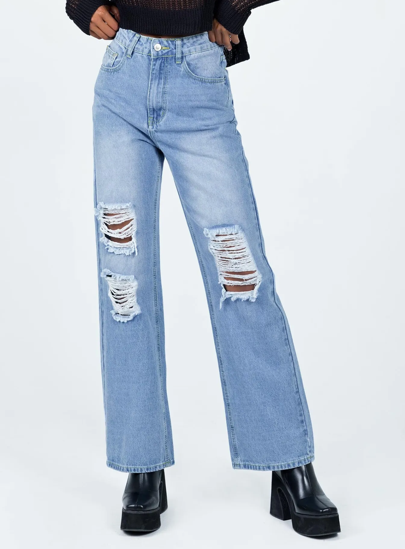 Princess Polly Sintra Oversizedjeans Denim New