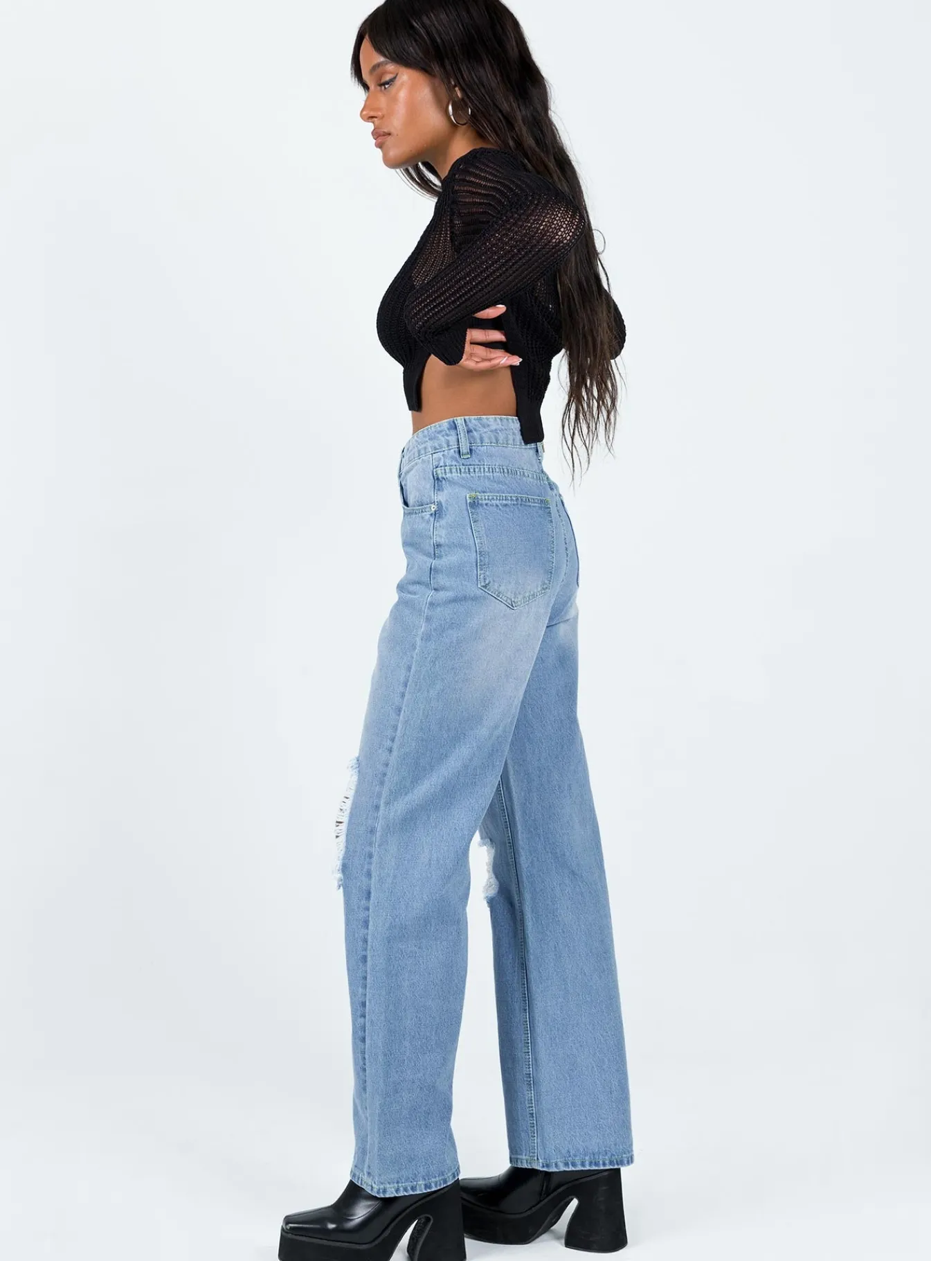 Princess Polly Sintra Oversizedjeans Denim New