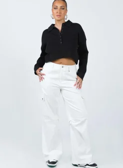 Princess Polly Siobhan Sweater  Black Cheap