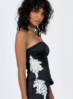 Princess Polly Sittella Tube Top  Black Hot