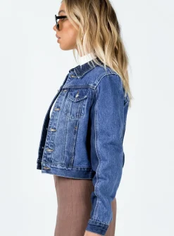 Princess Polly Skinnerjacket   Denim Cheap