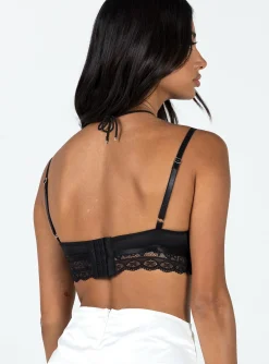 Princess Polly Skylar Bralette  Black Best
