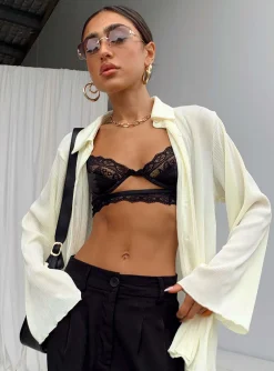 Princess Polly Skylar Bralette  Black Best