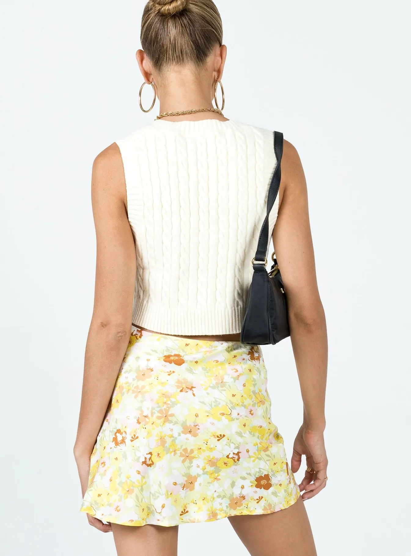 Princess Polly Sloane Mini Skirt Yellow New
