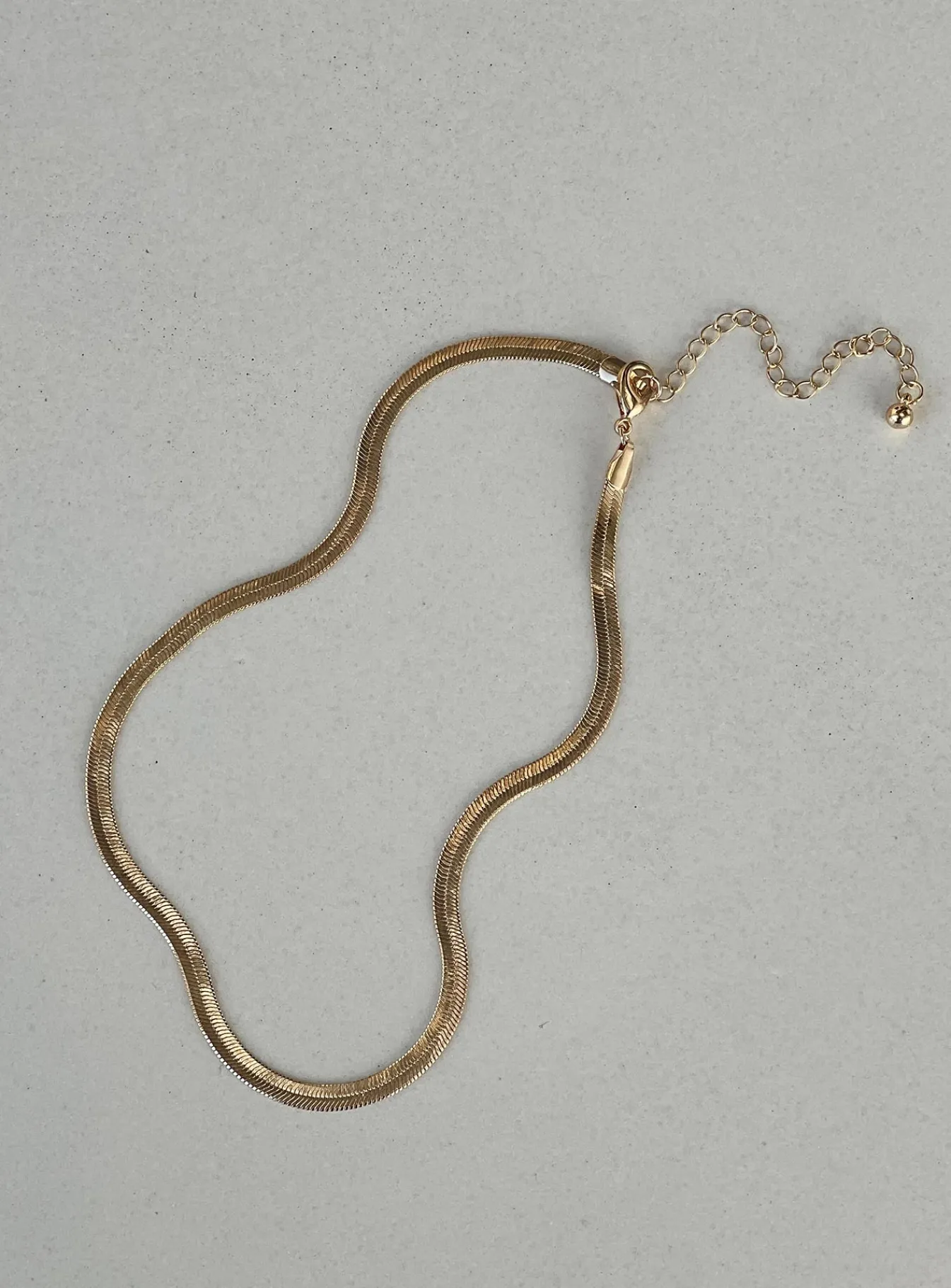 Princess Polly Snake Chain Necklace Gold Discount