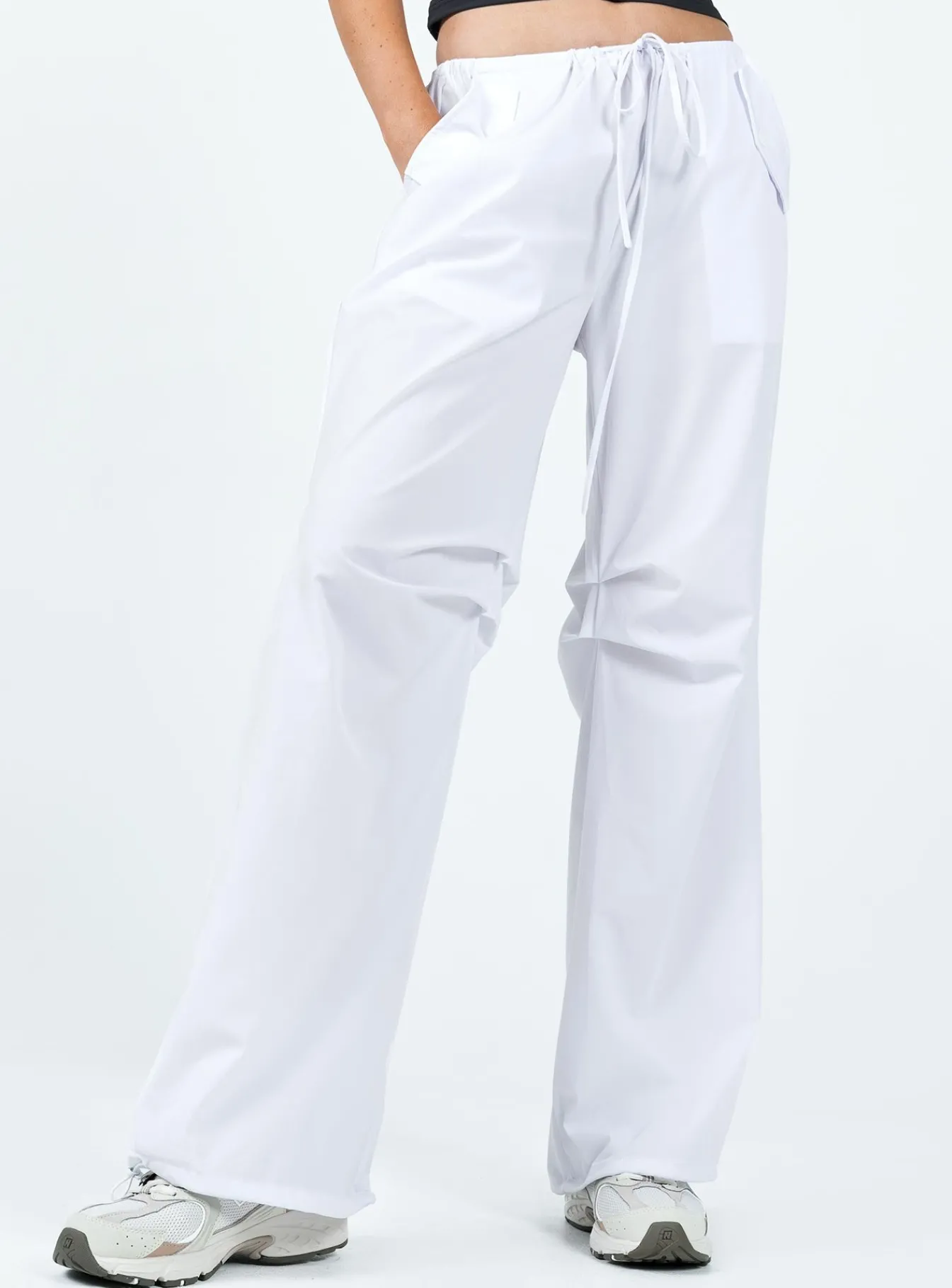 Princess Polly Snow Parachute Pants White Store