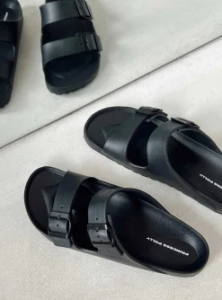 Princess Polly So Cali Flats  Black Online