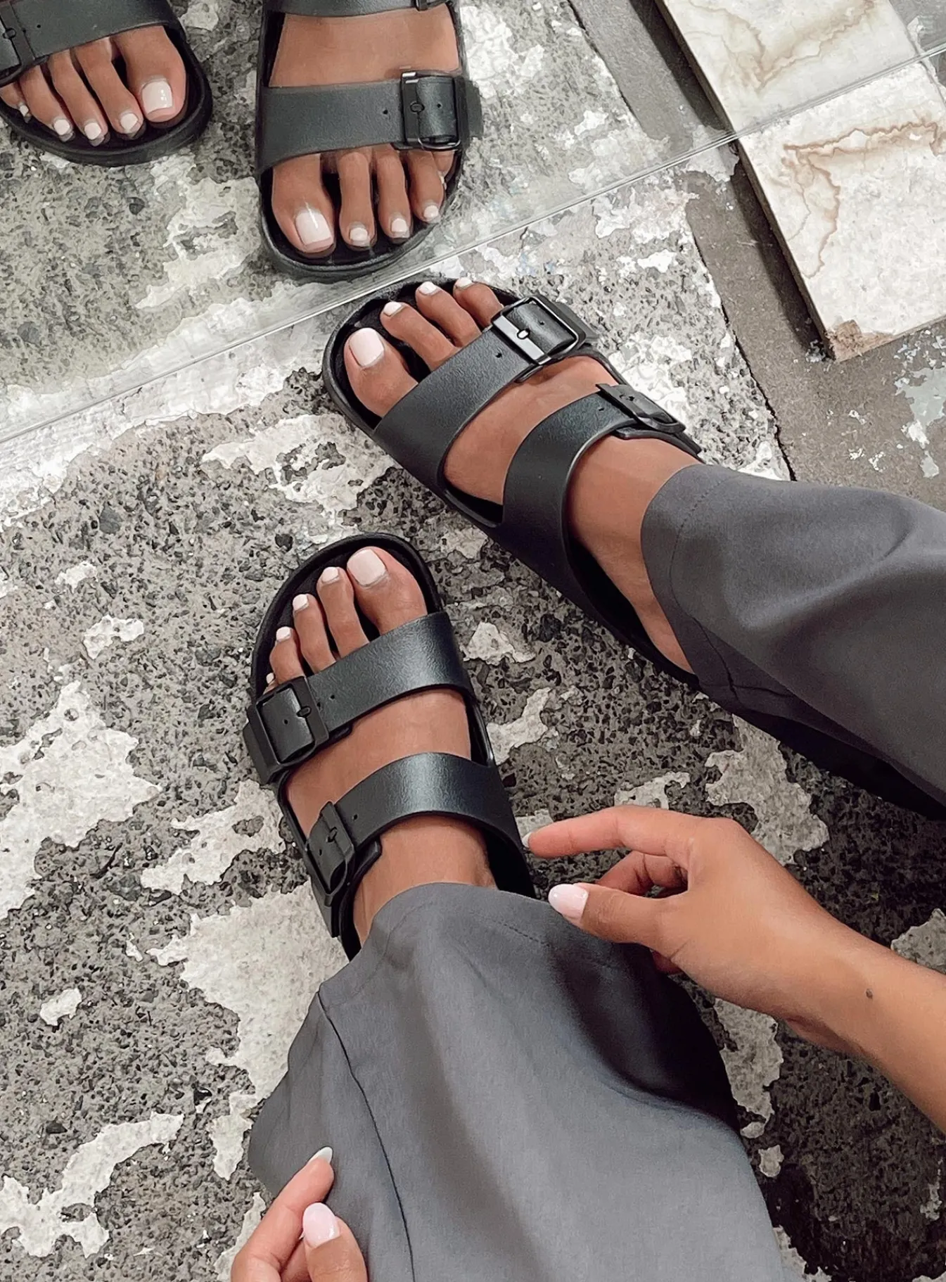 Princess Polly So Cali Flats Black Online