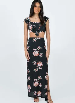 Princess Polly So Romantic Maxi Skirt  Multi Clearance