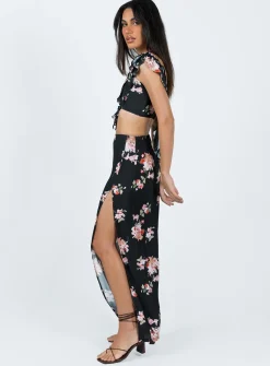 Princess Polly So Romantic Maxi Skirt  Multi Clearance