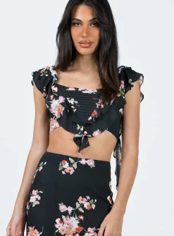 Princess Polly So Romantic Top  Multi Cheap