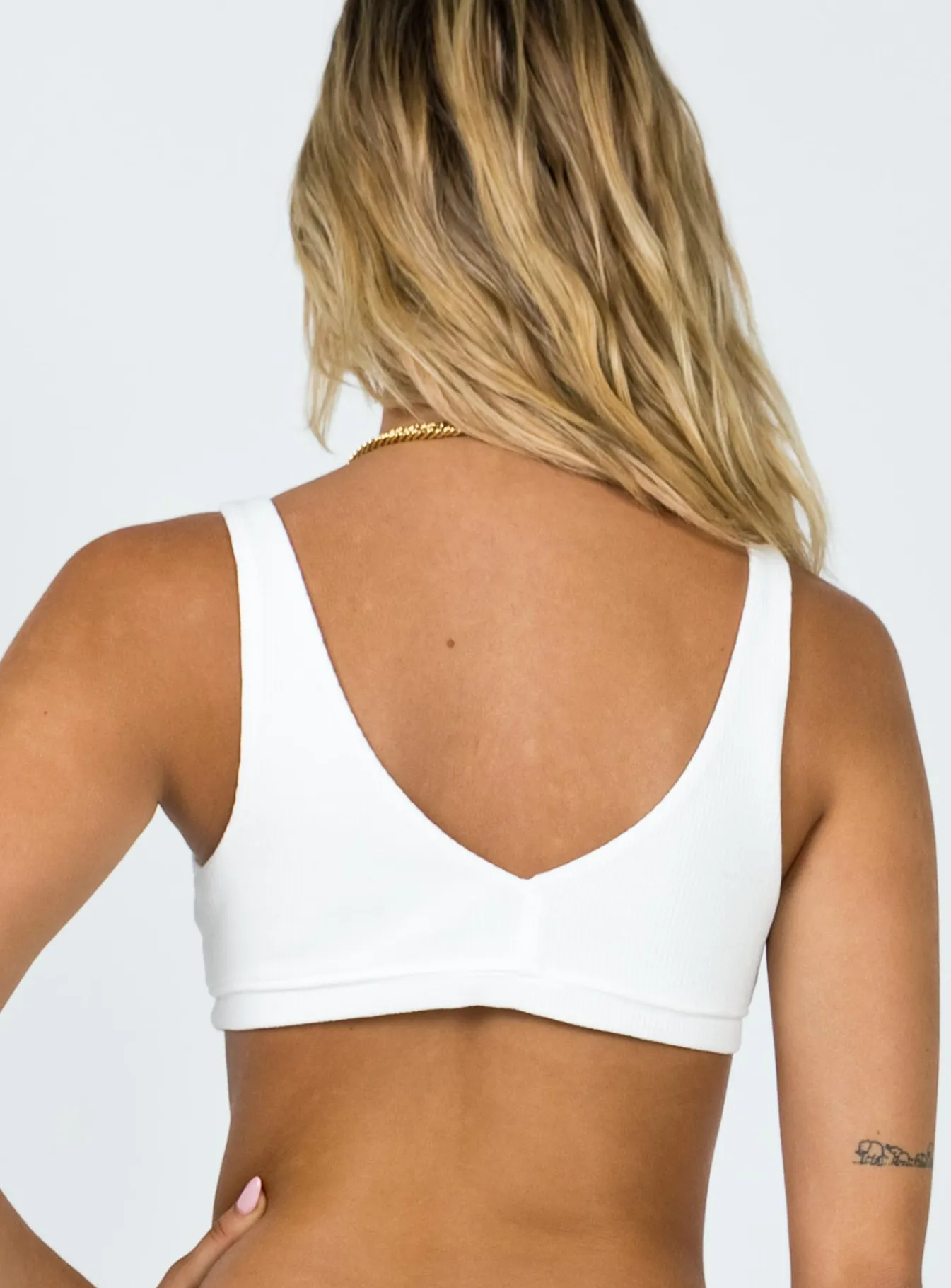 Princess Polly So Simple Bralette White Outlet