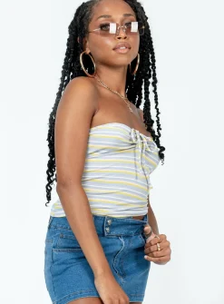 Princess Polly Solana Strapless Longline Top Multi Sale
