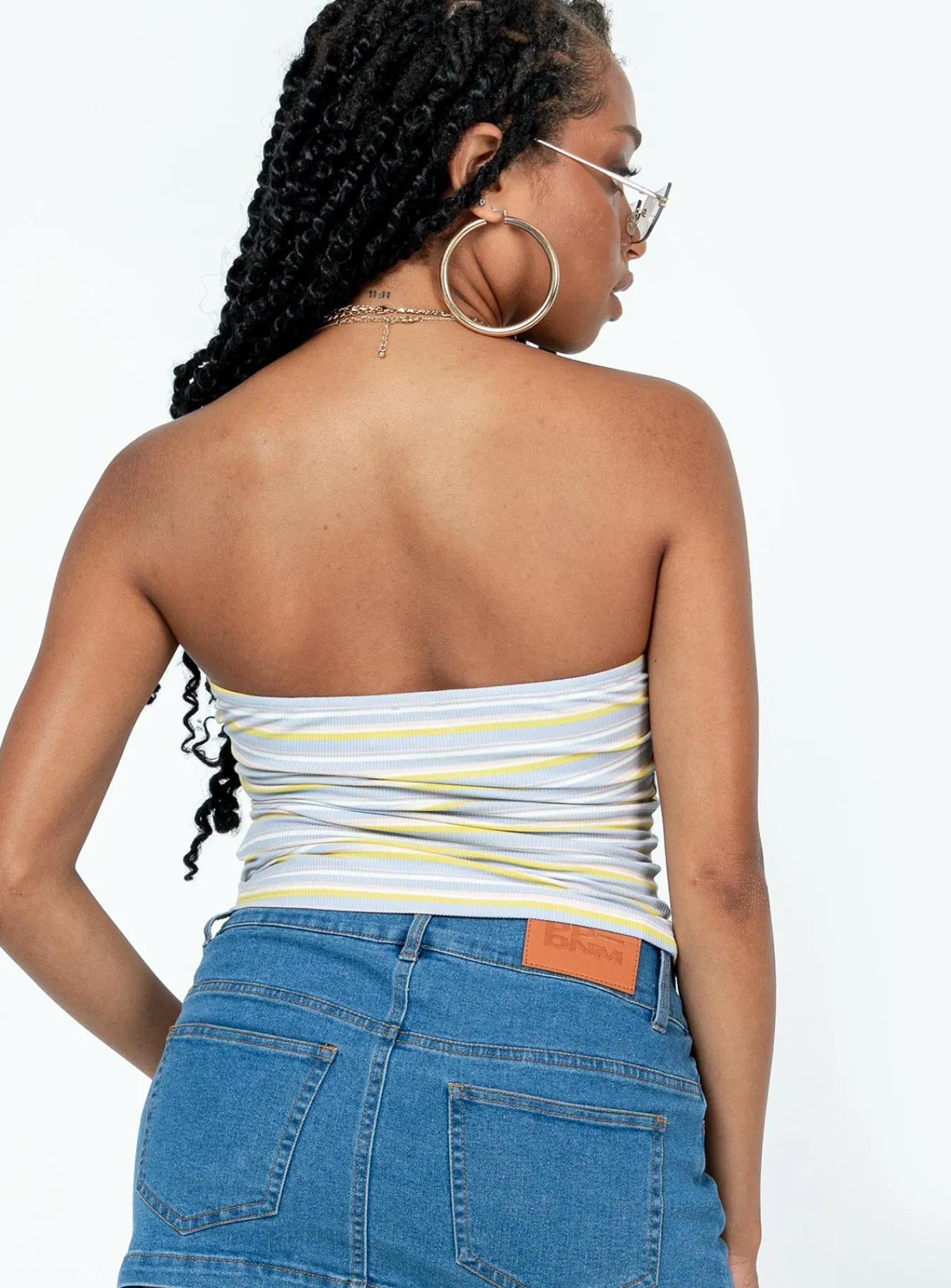 Princess Polly Solana Strapless Longline Top Multi Sale