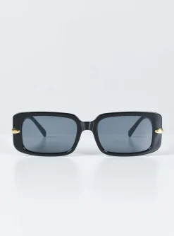 Princess Polly Solano Sunglasses Black Discount