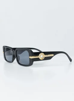 Princess Polly Solano Sunglasses Black Discount