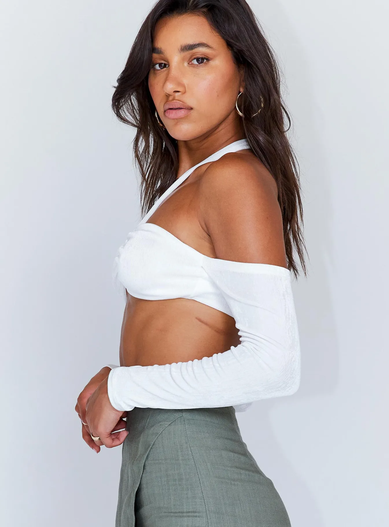 Princess Polly Soleil Long Sleeve Top White Outlet
