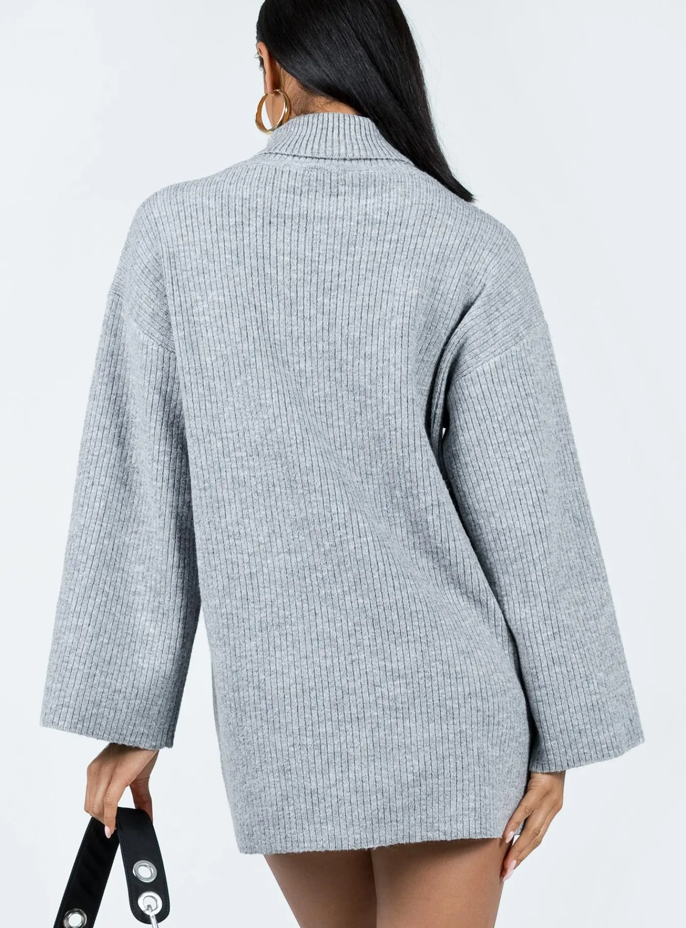 Princess Polly Sonelle Knit Mini Dress Grey Store