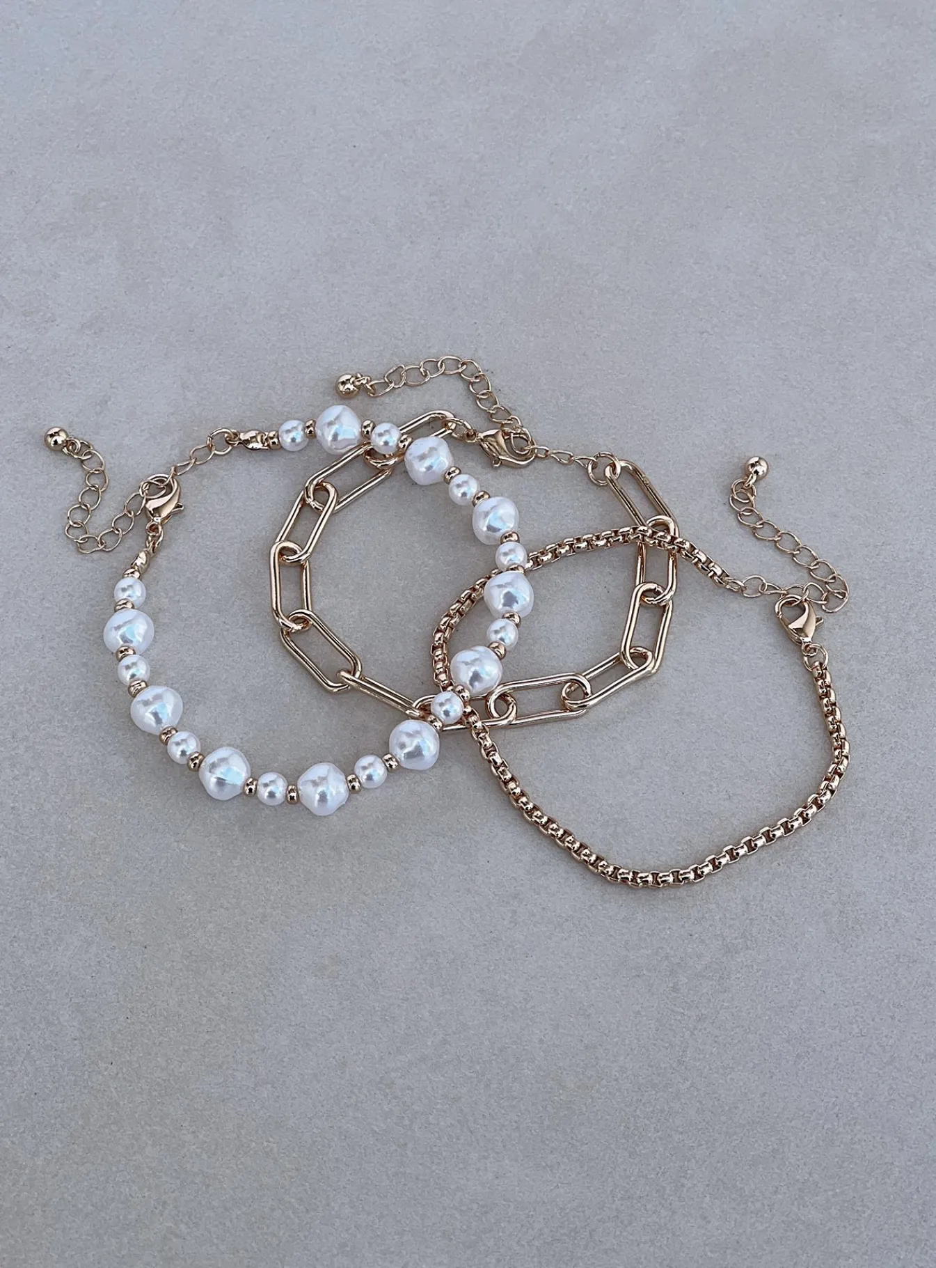 Princess Polly Sparks Fly Bracelet Pack Gold New