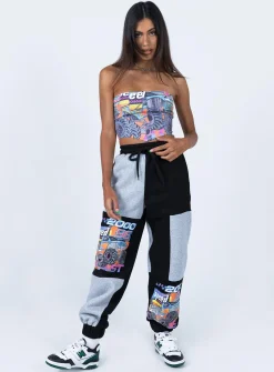 Princess Polly Speedway Trackpants  Multi Cheap