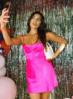 Princess Polly Spotlight Mini Dress  Pink Outlet