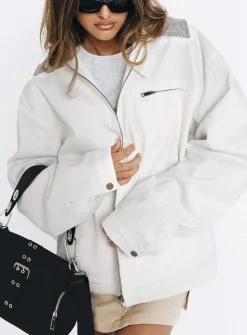 Princess Polly Springer Jacket  Bone Fashion