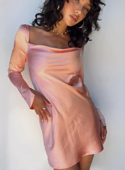 Princess Polly Star Power Mini Dress  Baby Pink Flash Sale