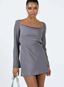 Princess Polly Star Power Mini Dress  Slate Shop