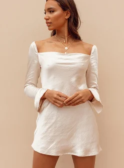 Princess Polly Star Power Mini Dresspetite   Champagne Flash Sale