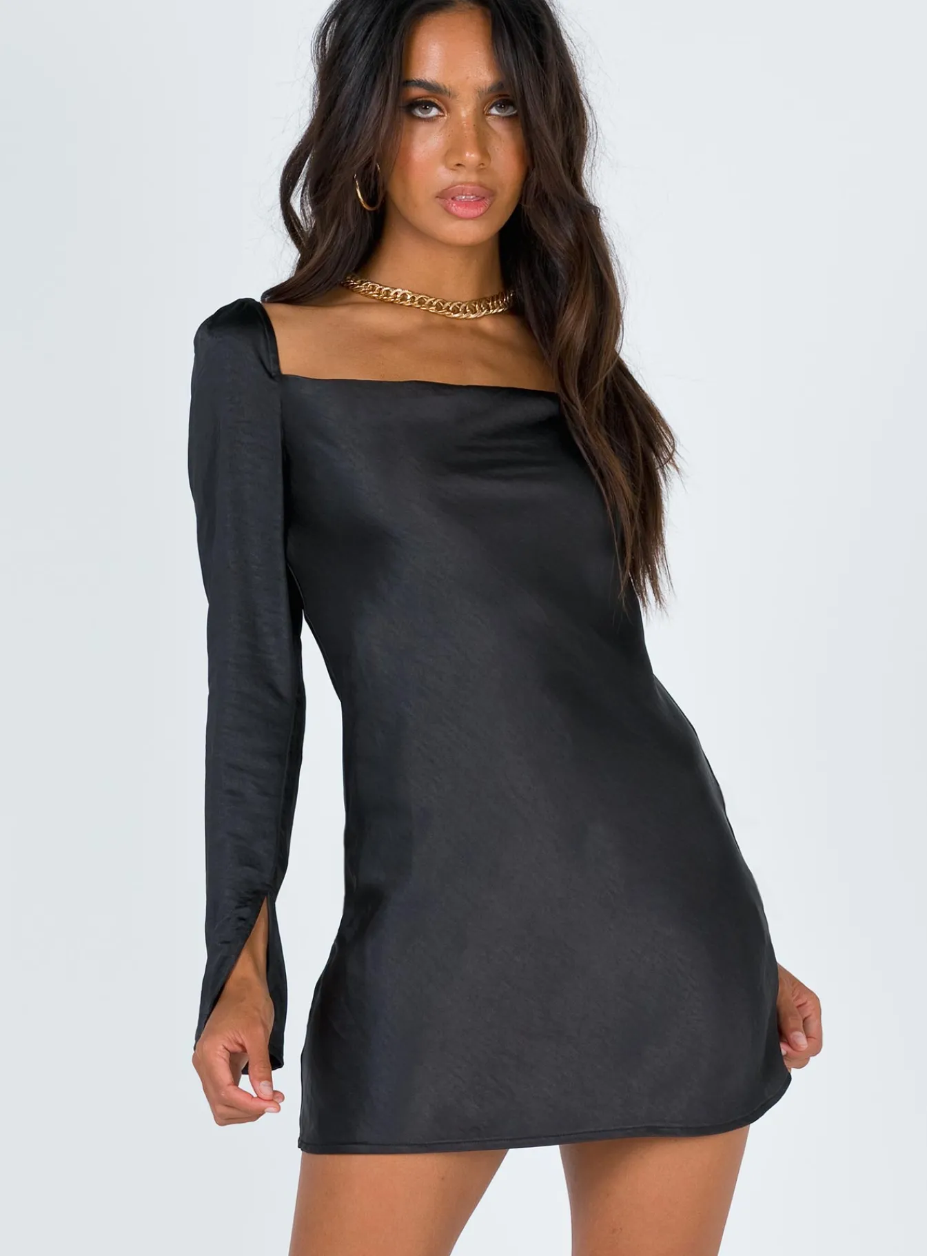 Princess Polly Star Power Mini Dresspetite Black Best Sale