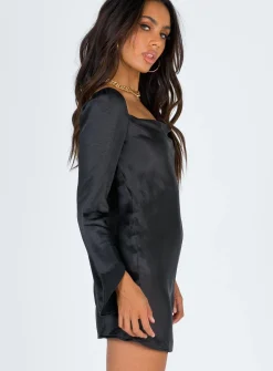 Princess Polly Star Power Mini Dresspetite Black Best Sale