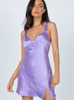 Princess Polly Star Shining Mini Dress  Purple Cheap