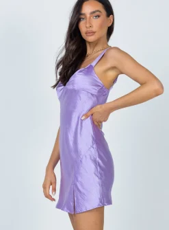 Princess Polly Star Shining Mini Dress  Purple Cheap