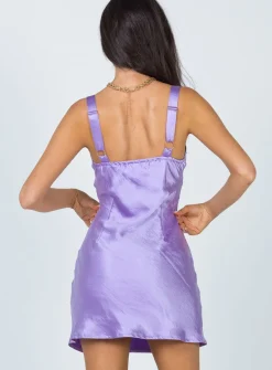 Princess Polly Star Shining Mini Dress  Purple Cheap