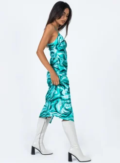 Princess Polly Stargazing Midi Dress  Green Online