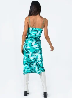 Princess Polly Stargazing Midi Dress  Green Online