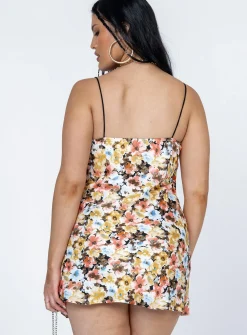 Princess Polly Stargazing Mini Dress Pink Multi Floral Cheap