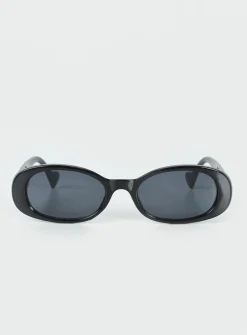 Princess Polly Starman Sunglasses  Black Flash Sale