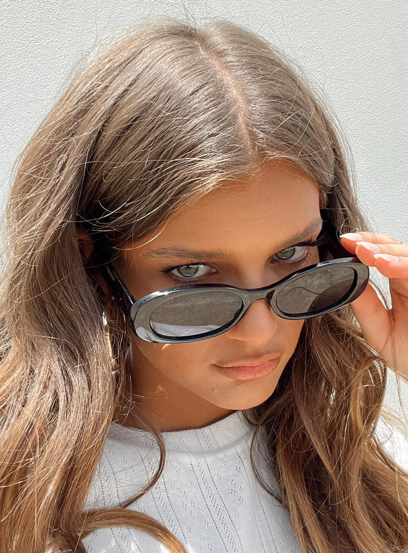 Princess Polly Starman Sunglasses Black Flash Sale