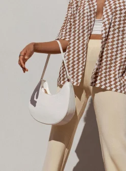 Princess Polly State Of Mind Bagcroc Eco White Shop