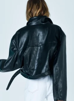 Princess Polly Staten Island Jacket  Black Best
