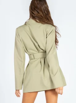 Princess Polly Steinway Mini Dress Green Sale