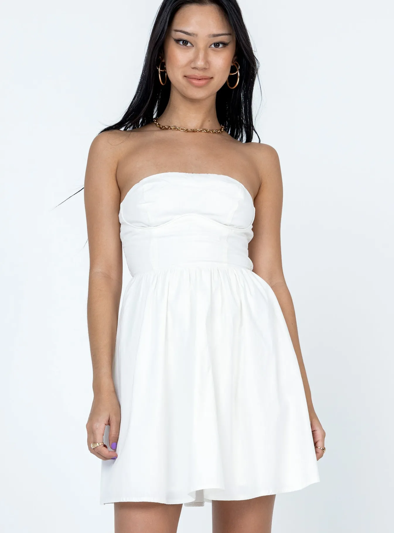 Princess Polly Stellia Mini Dress White Outlet