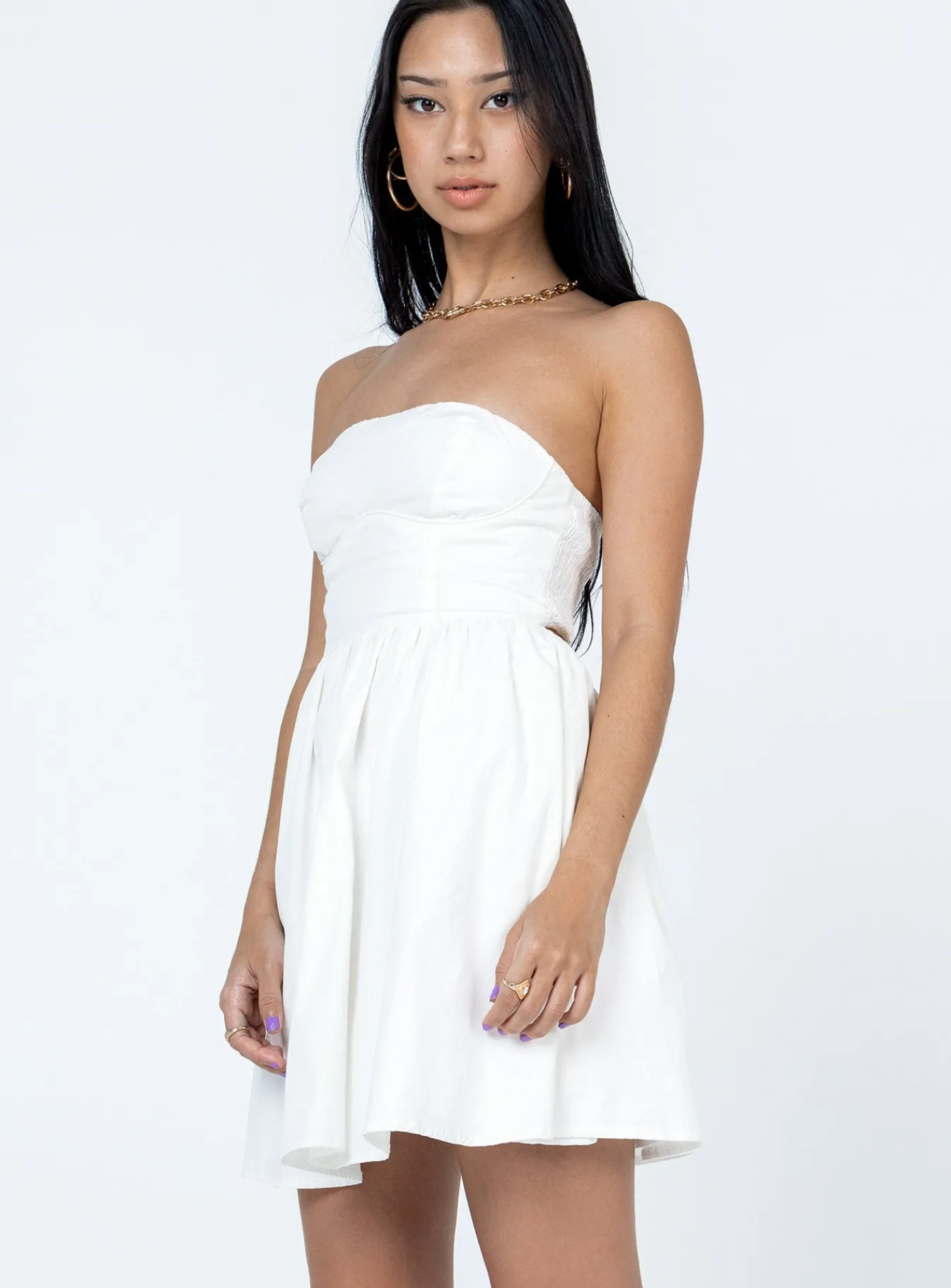 Princess Polly Stellia Mini Dress White Outlet