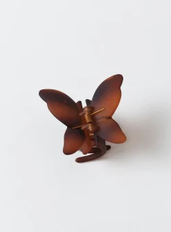 Princess Polly Stephy Hair Clip  Brown Hot