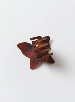Princess Polly Stephy Hair Clip Brown Hot